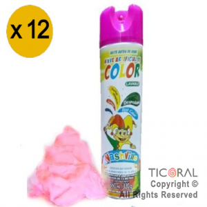 Nieve artificial Nashville color fucsia 320 gr x 12